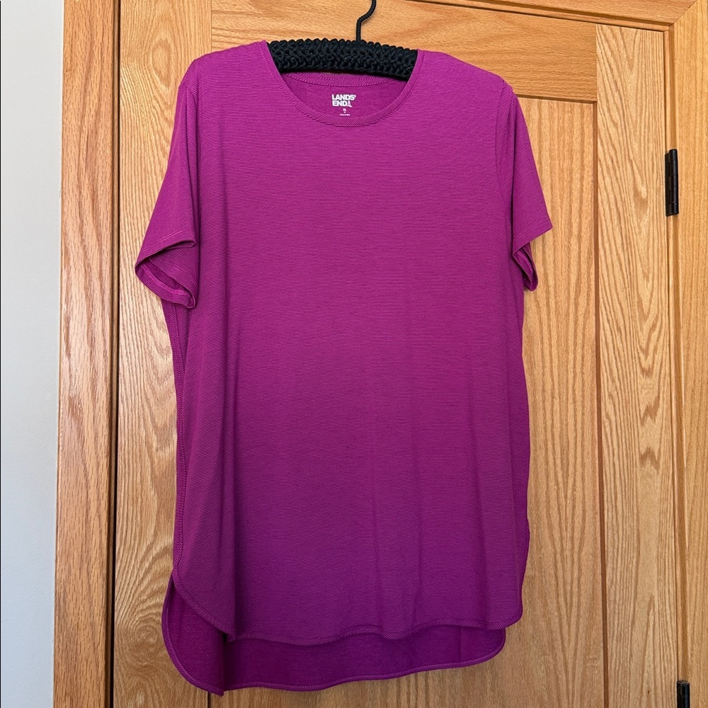 Lands' End Fuchsia Top